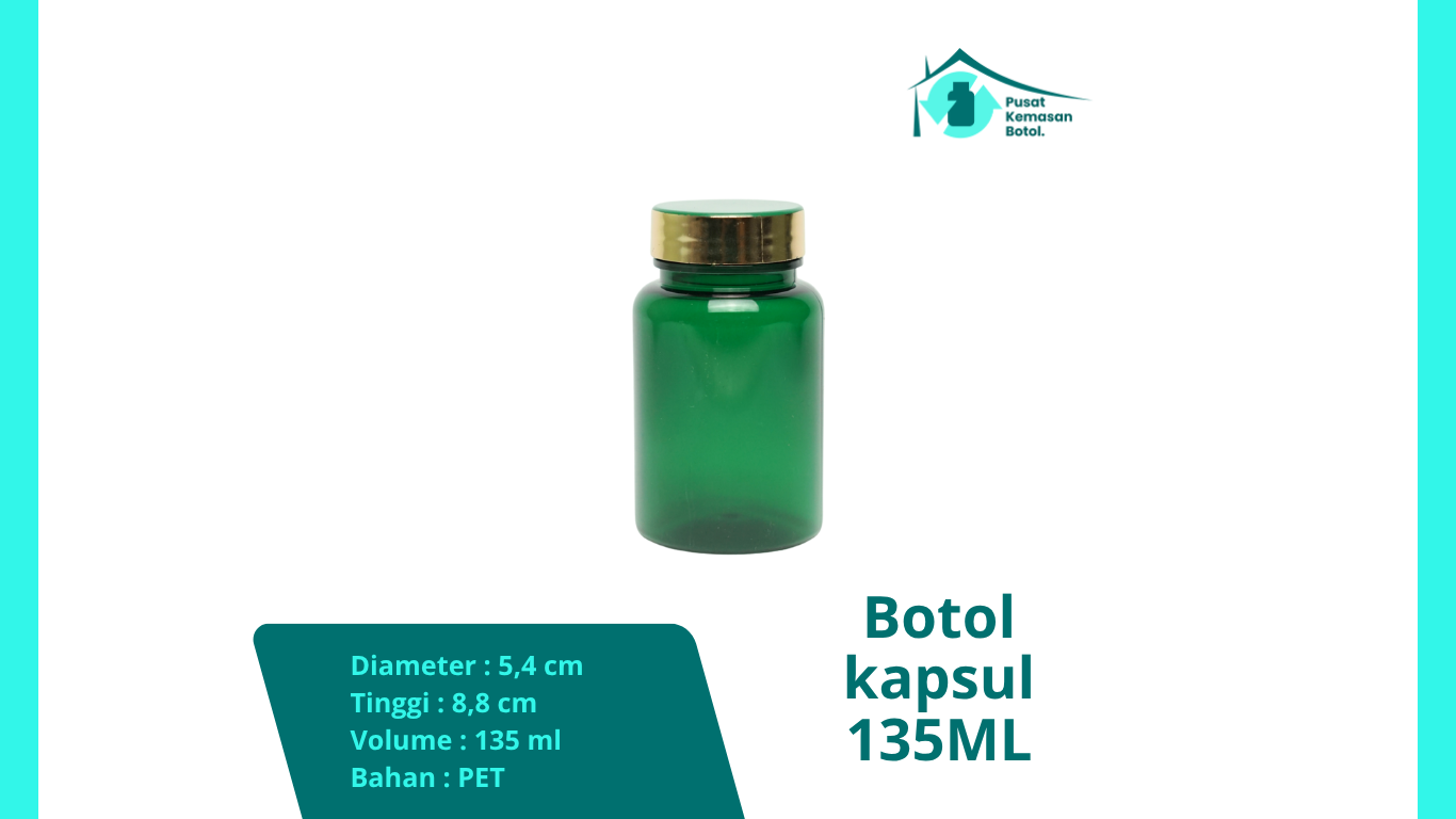 Botol Kapsul 135 ml
